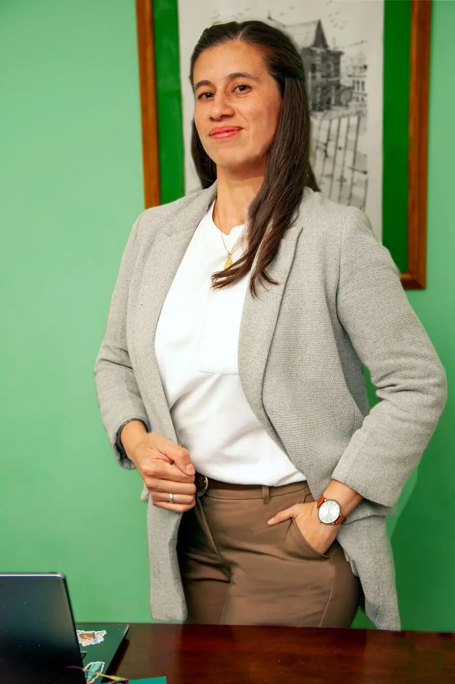 Retrato profesional de la mediadora